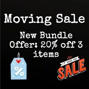 Moving Sale!